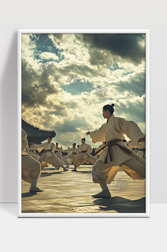 古风武术晨练传承中华传统文化精髓