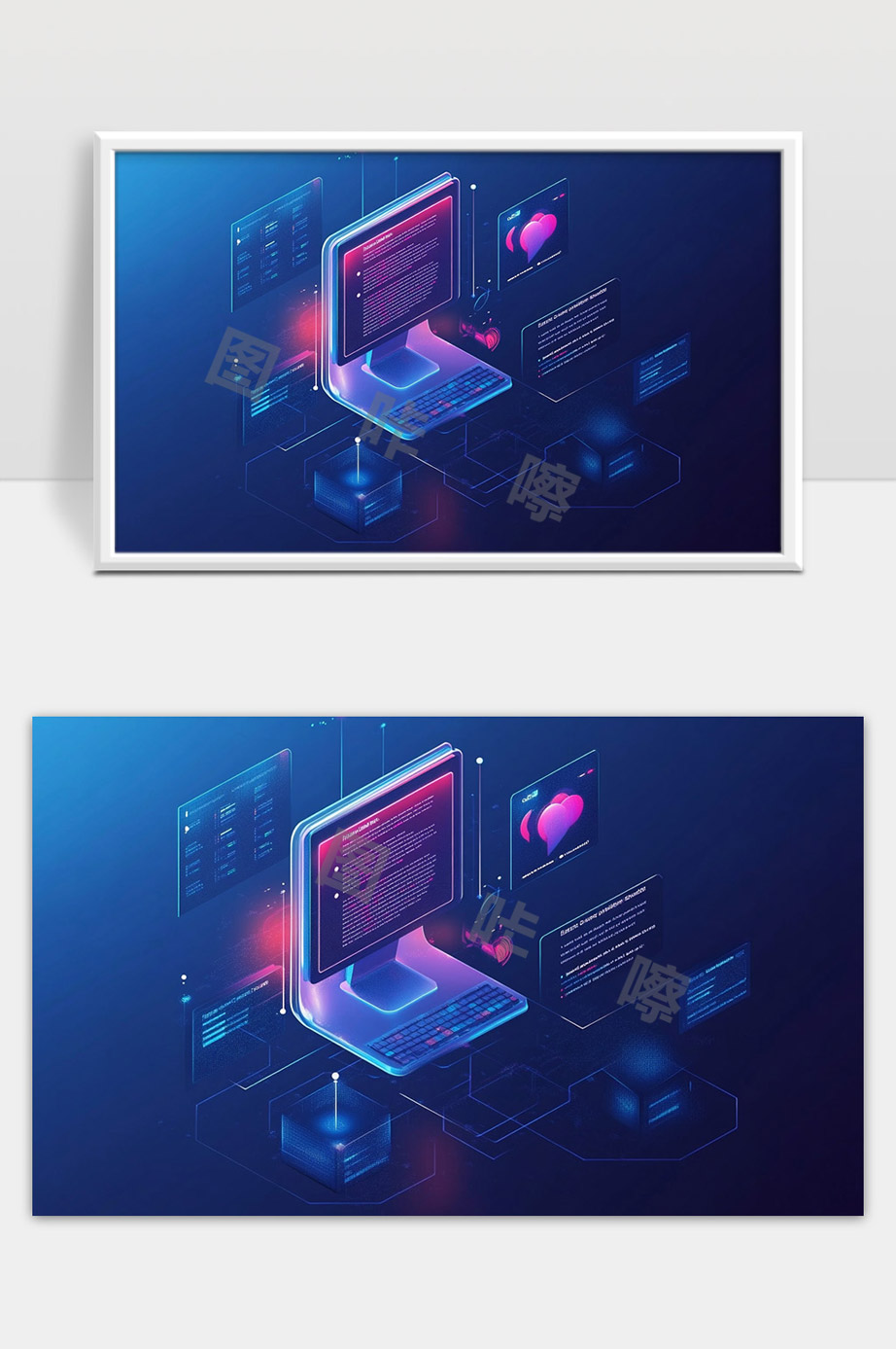 未来科技数字化信息系统与人工智能应用场景展示