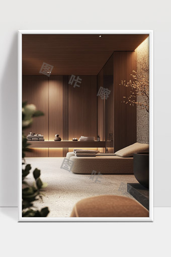 现代简约风格温馨舒适的家居休闲空间设计