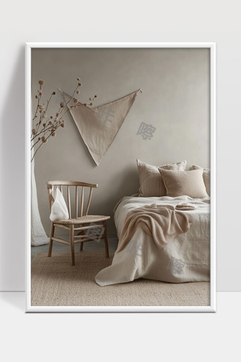 极简自然风格卧室布置温馨舒适家居设计