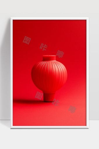 中国传统红色喜庆灯笼浓厚节日氛围装饰