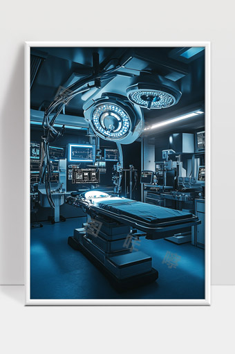 现代高科技智能手术室全景设备展示