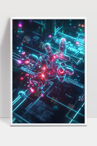 数字未来科技手势交互虚拟现实人工智能视觉