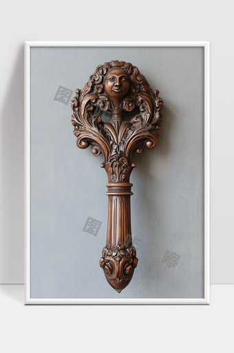 古典风格木雕装饰品精美工艺细节展示