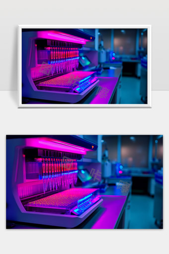 现代实验室高科技自动化液体处理系统展示