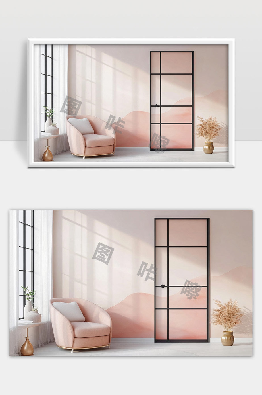 极简现代风格温馨舒适客厅设计美学展示