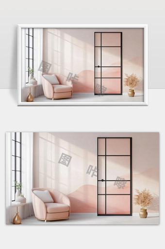 极简现代风格温馨舒适客厅设计美学展示