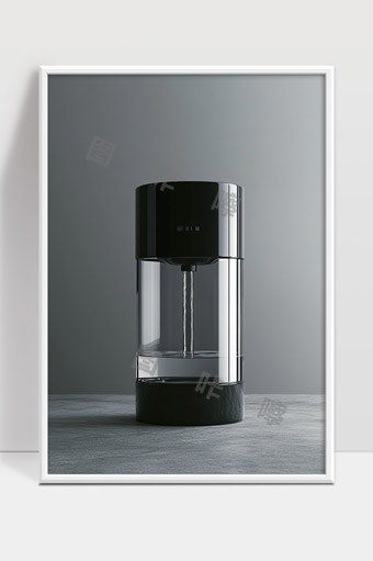极简风格智能家用净水器设计展示