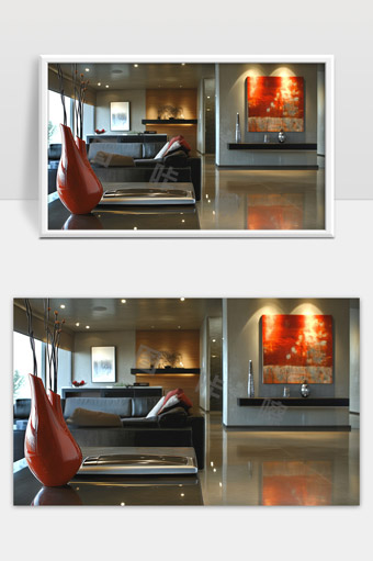 现代简约风格客厅设计艺术装饰与舒适空间