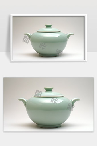 青瓷茶壶传统工艺与美学完美结合的典范