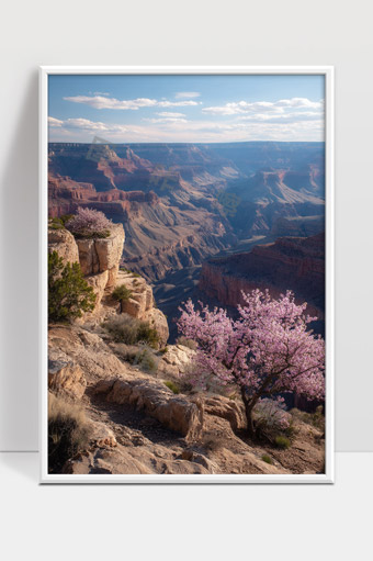 春日大峡谷风光壮丽山花烂漫美景