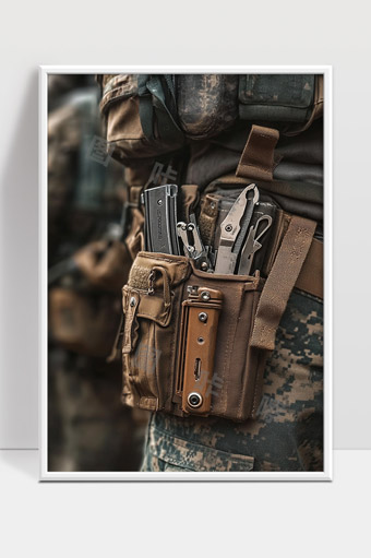 战术装备多功能军用工具展示