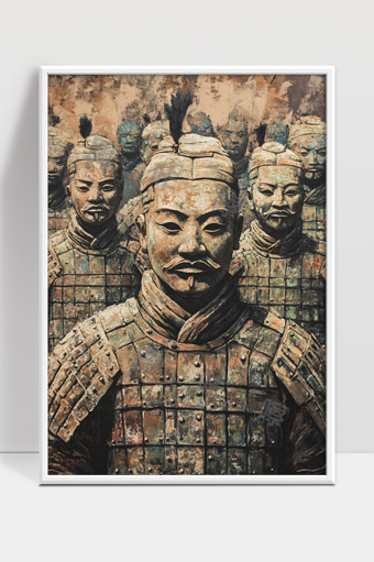 秦始皇兵马俑古代军队雕塑艺术珍品