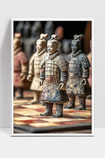 秦俑兵马俑陶俑兵器历史文化遗迹展现