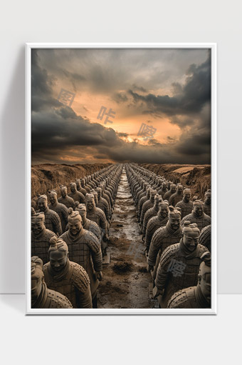 秦始皇兵马俑阵列壮观历史文化遗产永恒守护