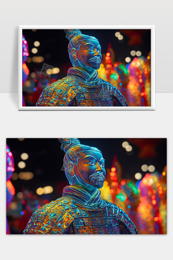 秦俑兵马俑雕塑历史文化艺术收藏展示