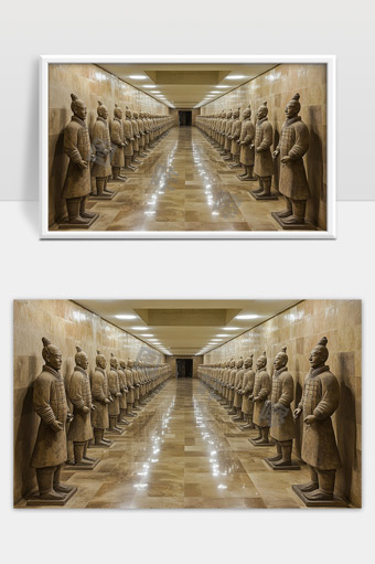 秦始皇兵马俑军阵排列展示中华古代军事文化