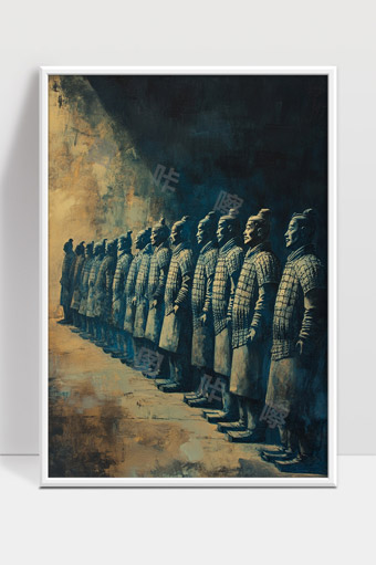 秦始皇兵马俑军阵庄严守护历史文化遗产