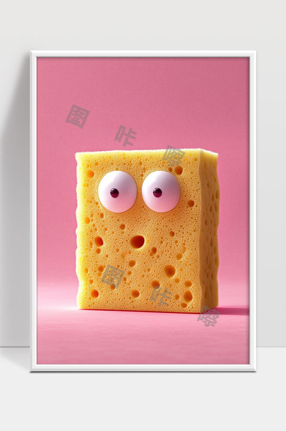可爱拟人化海绵宝宝卡通风格表情设计