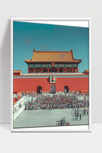 天安门广场中央人民英雄纪念碑前集会景象